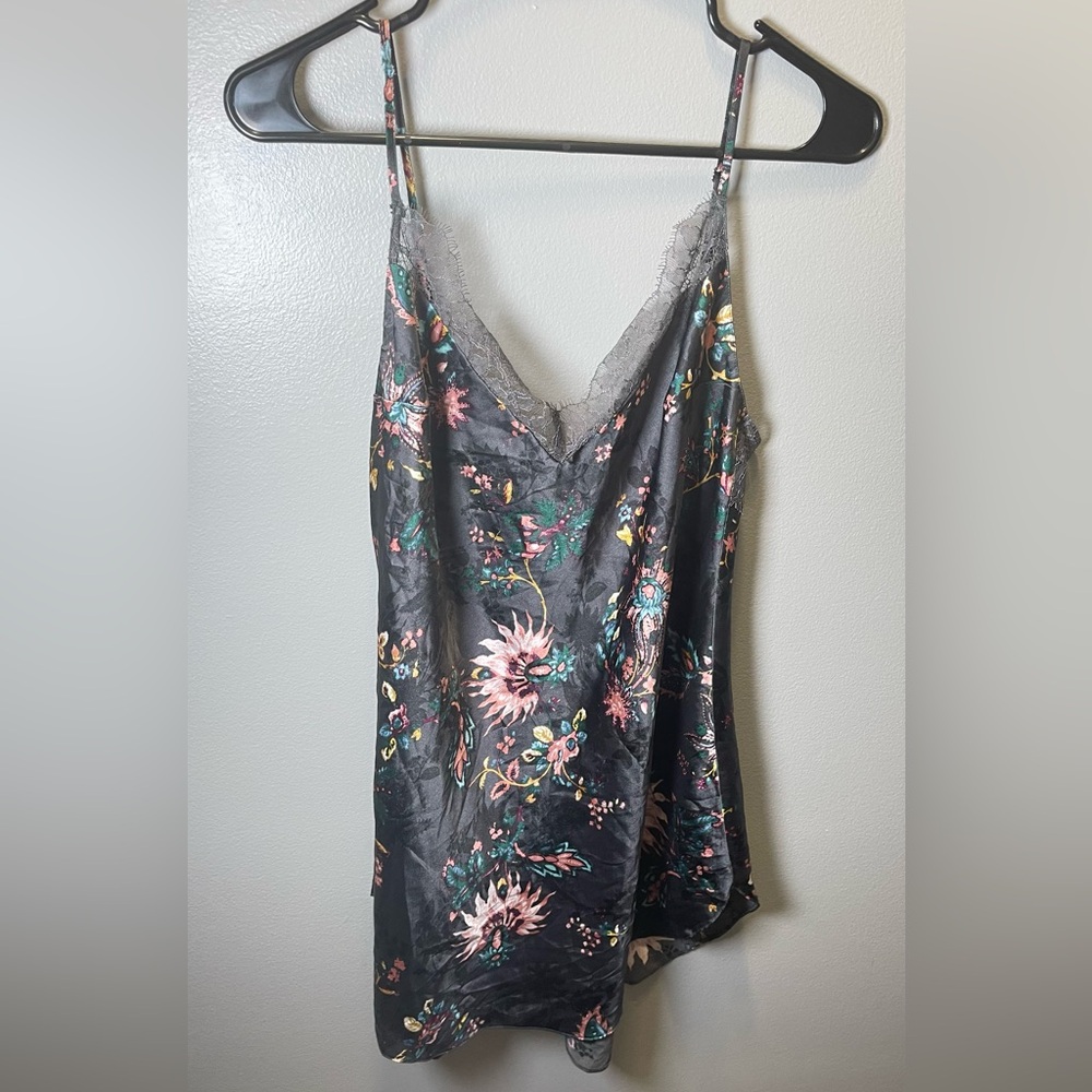 Victoria's Secret Women's Adjustable Strap Floral Lace Mini Slip‎ Dress Size Med